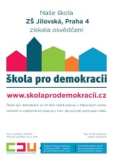 Škola pro demokracii: certifikát